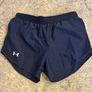 Under Armour Women's Dark Blue Athletic Shorts